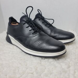 Amberjack The Hybrid Men’s 10.5 Black Leather Dress Sneakers Made in Portugal